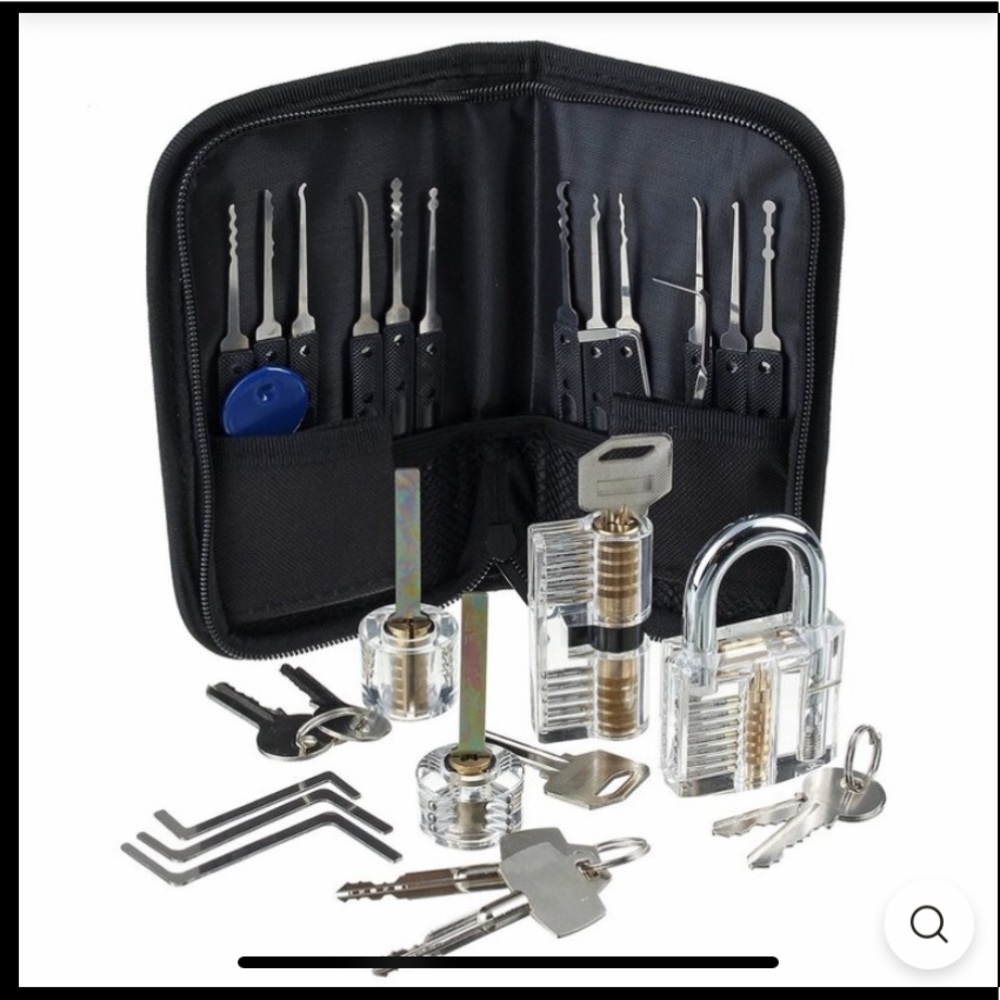 22 piece locksmith tool training set